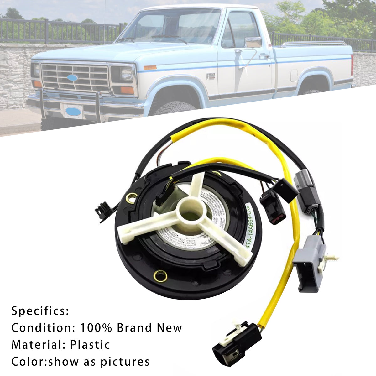 FORD BRONCO F150 Steering Wheel Clock Spring F4TA-14A664-CG