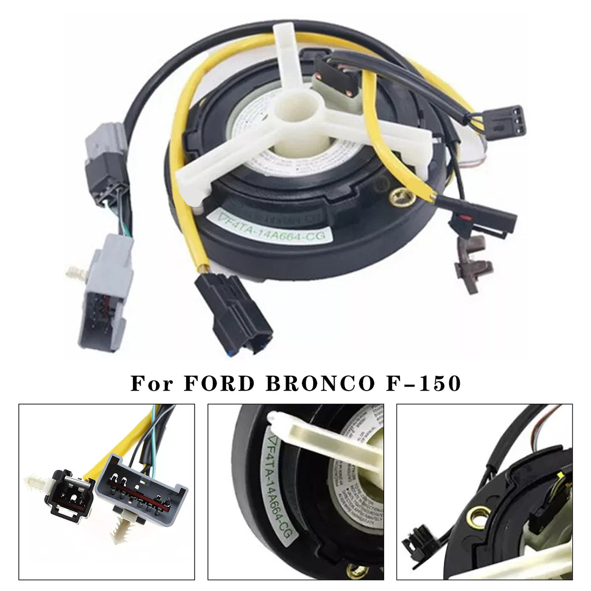 FORD BRONCO F150 Steering Wheel Clock Spring F4TA-14A664-CG