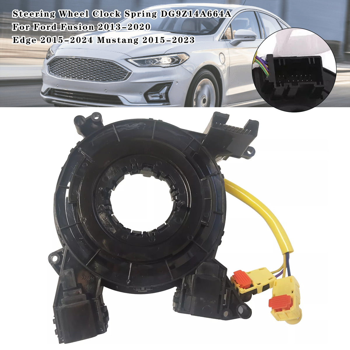 Ford Fusion 2013-2020 Edge 2015-2024 Steering Wheel Clock Spring DG9Z14A664A