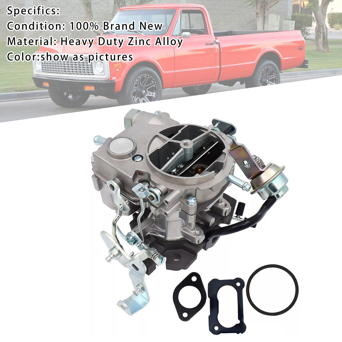 1970-1980 Chevy C10 C20 C30 C50 C60 C70 2 Barrel Carburetor Carby 17054616