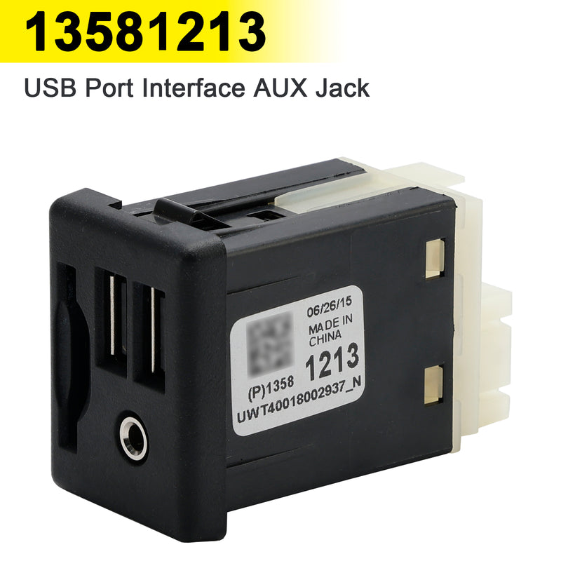 GMC Cadillac XTS CTS ATS 13581213 Dual USB Port SD Card Interface AUX Jack