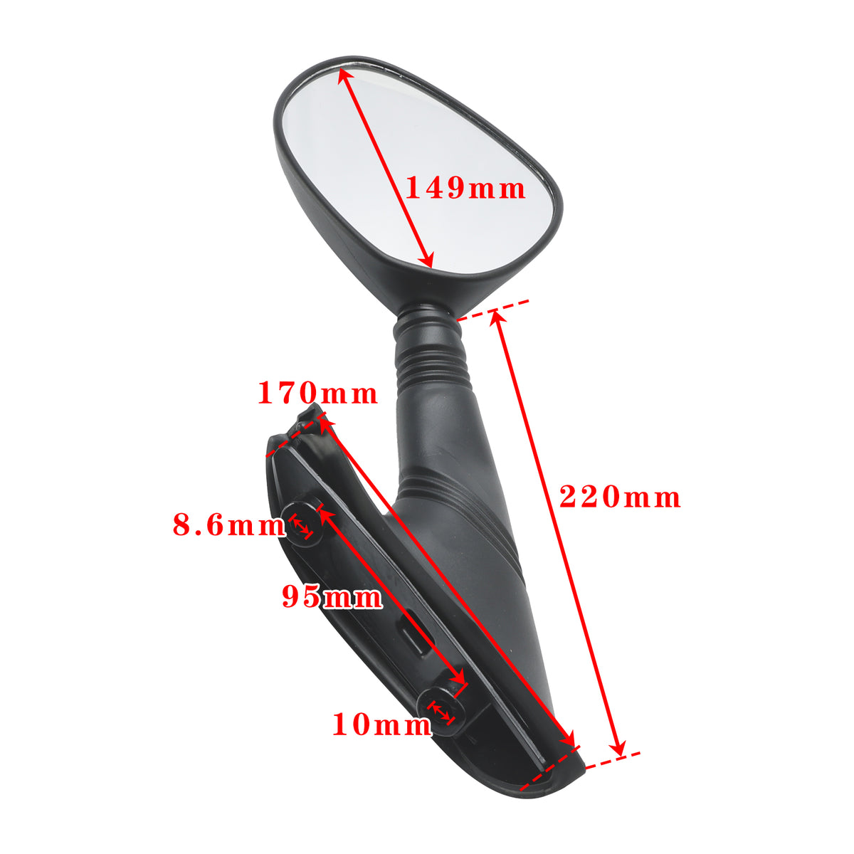Piaggio X9 180 Amalfi X9 125 200 Evolution 2000-2003 Mirror Set Left & Right