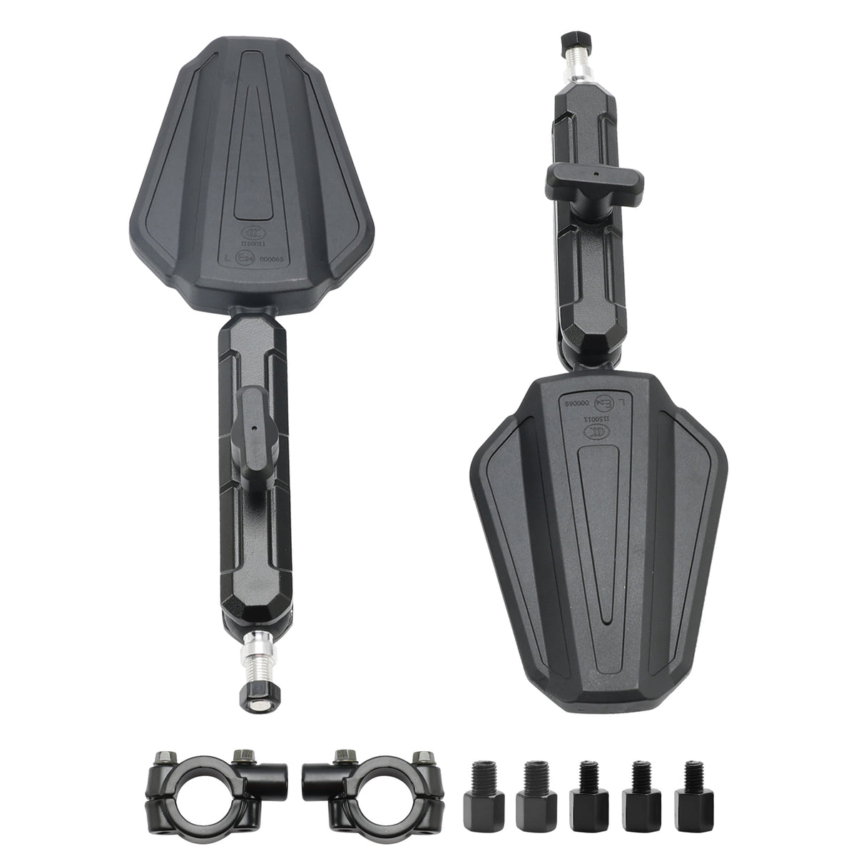 Adventure, Touring & Dual Sport Bikes Long Arm Mirrors Enduro Mirror Kit
