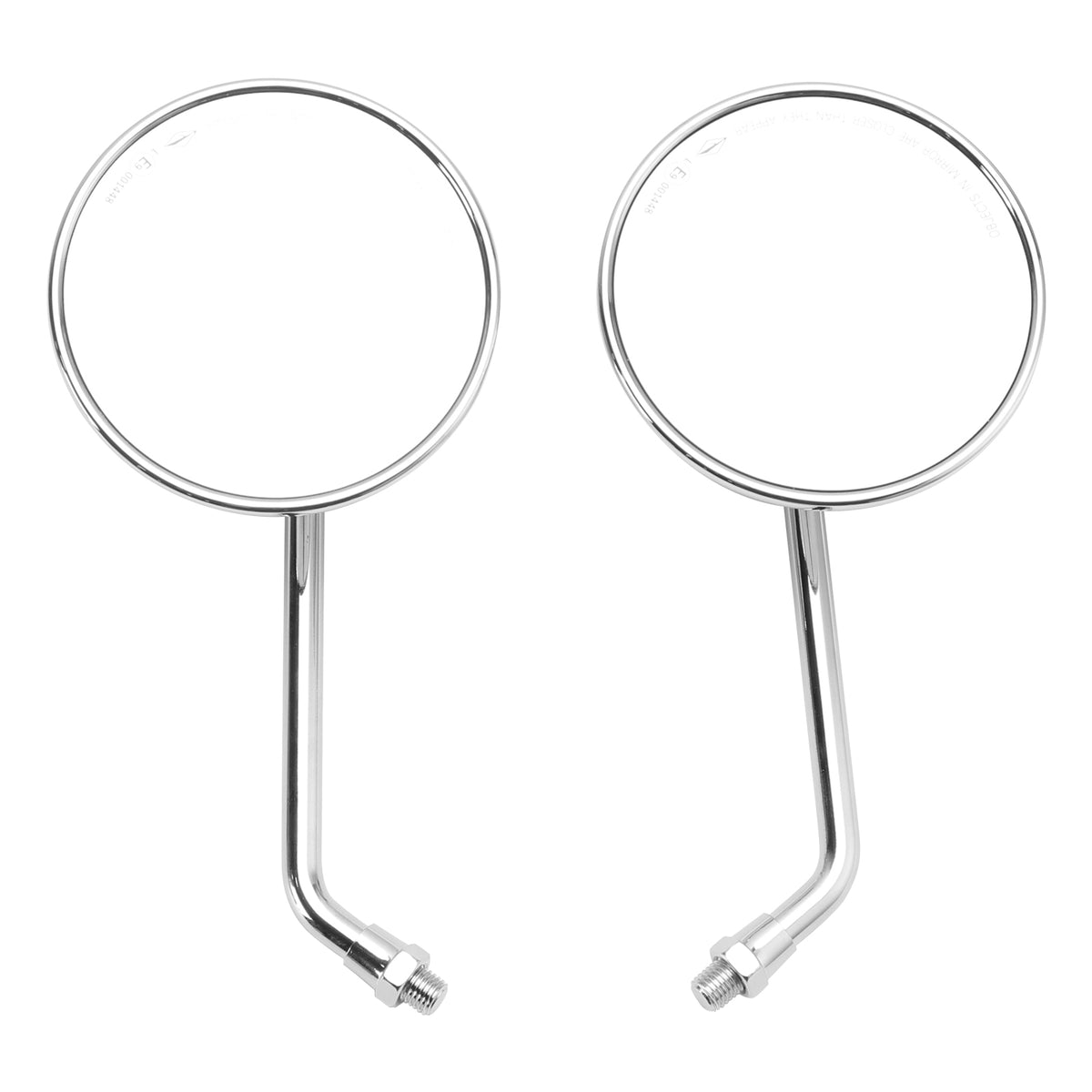 Chopper Bobber 4" Round Chrome Rear View Mirrors Classic Motorcycle Mirror