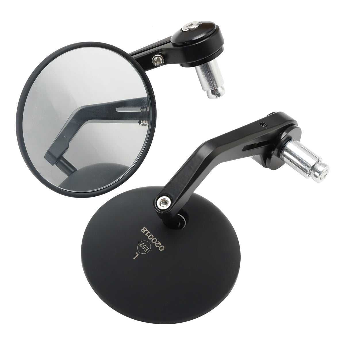 Street Twin & Scrambler 2x Custom Black CNC Aluminium Bar End Side Mirrors