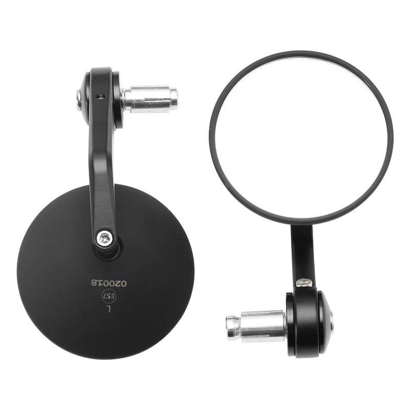 Street Twin & Scrambler 2x Custom Black CNC Aluminium Bar End Side Mirrors