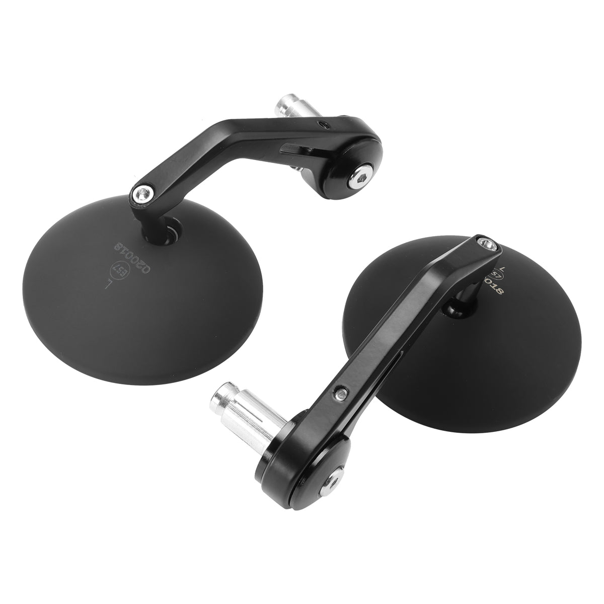 Street Twin & Scrambler 2x Custom Black CNC Aluminium Bar End Side Mirrors