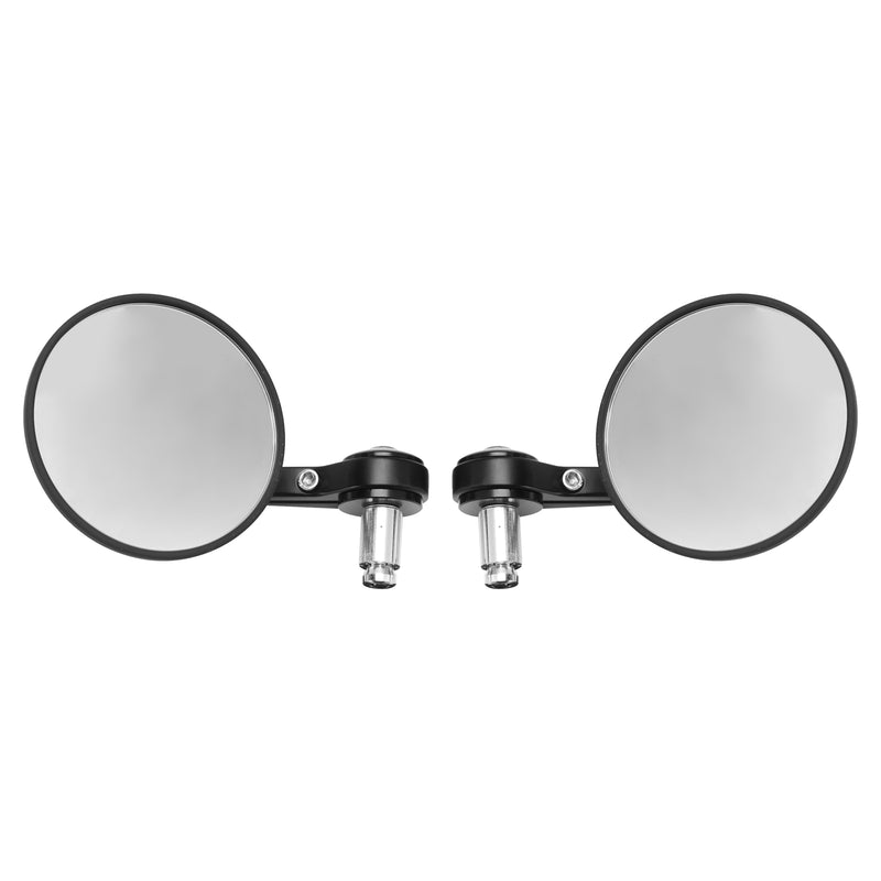 Street Twin & Scrambler 2x Custom Black CNC Aluminium Bar End Side Mirrors