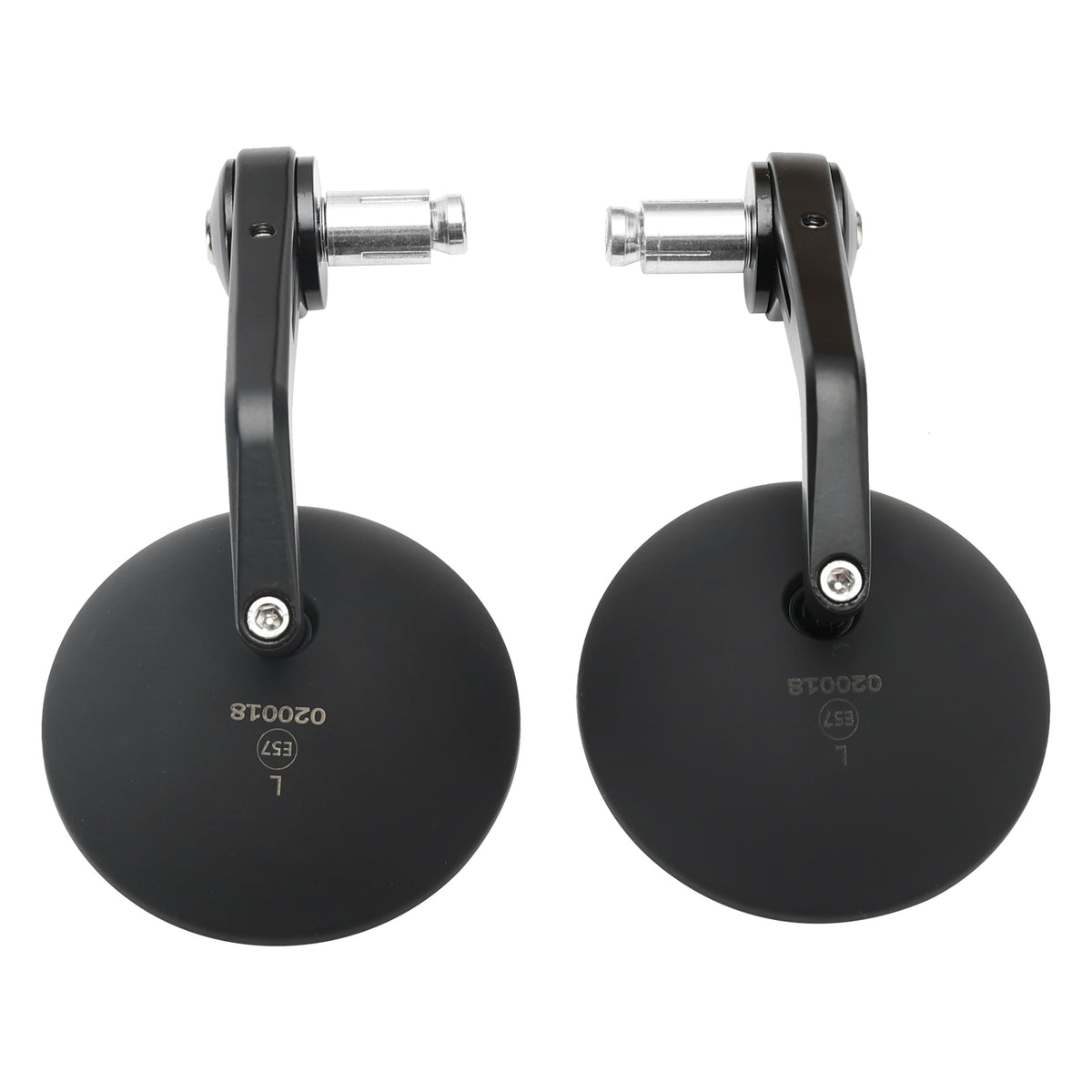 Street Twin & Scrambler 2x Custom Black CNC Aluminium Bar End Side Mirrors