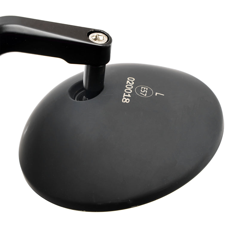 Street Twin & Scrambler 2x Custom Black CNC Aluminium Bar End Side Mirrors