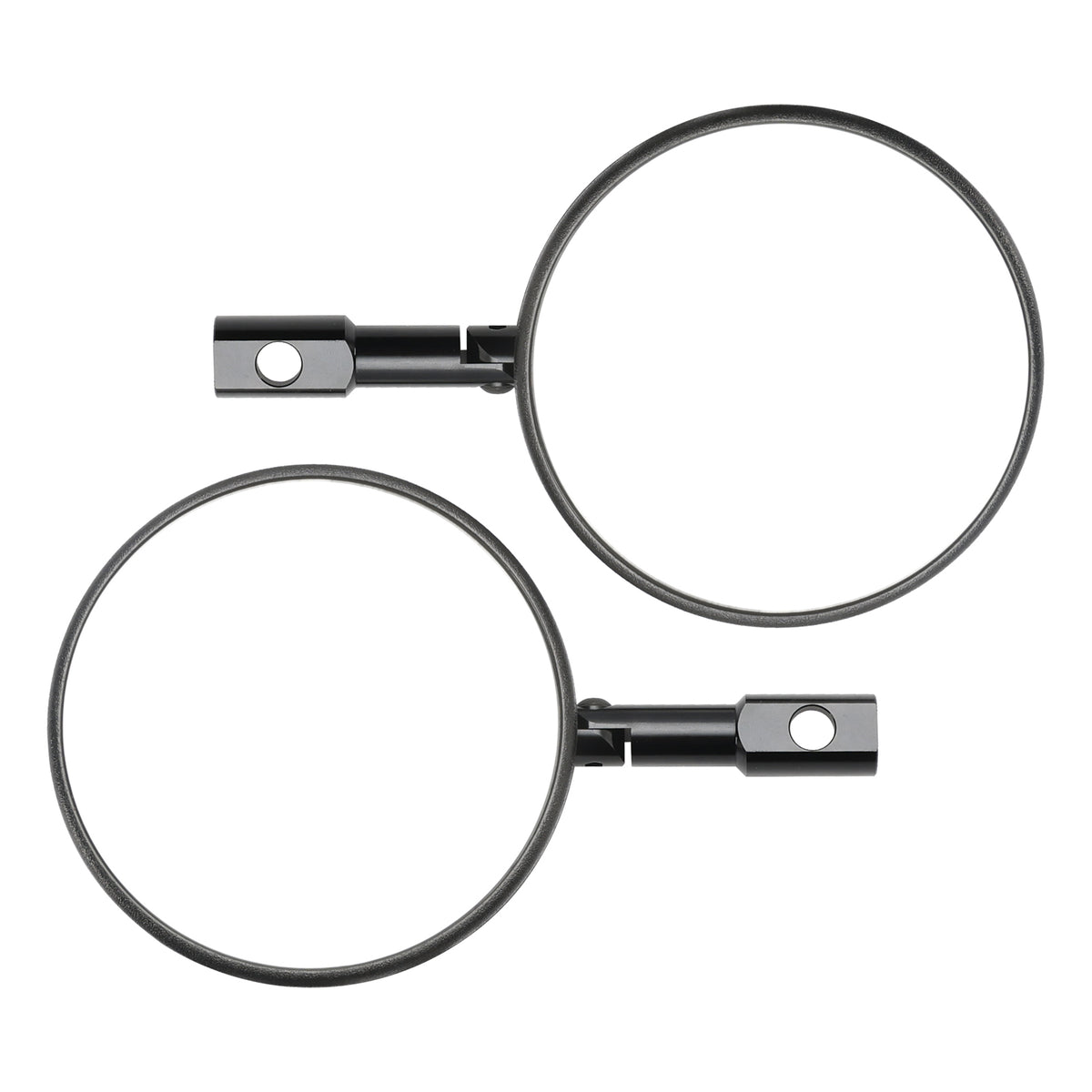 Superbike Round 7/8" Handlebar End Mirror M8 M10 Rearview Mirrors Universal