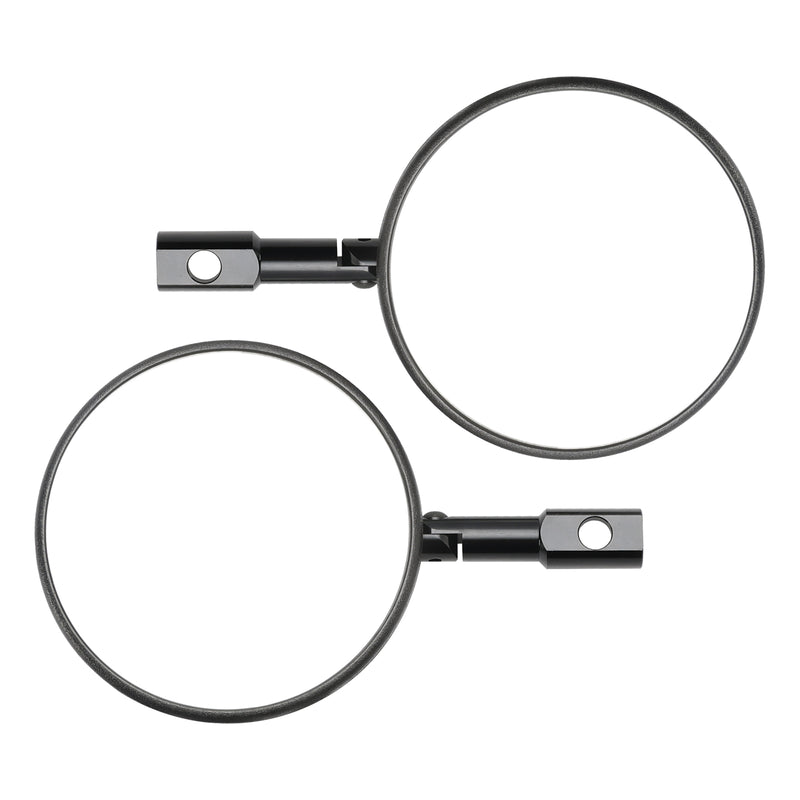 Superbike Round 7/8" Handlebar End Mirror M8 M10 Rearview Mirrors Universal