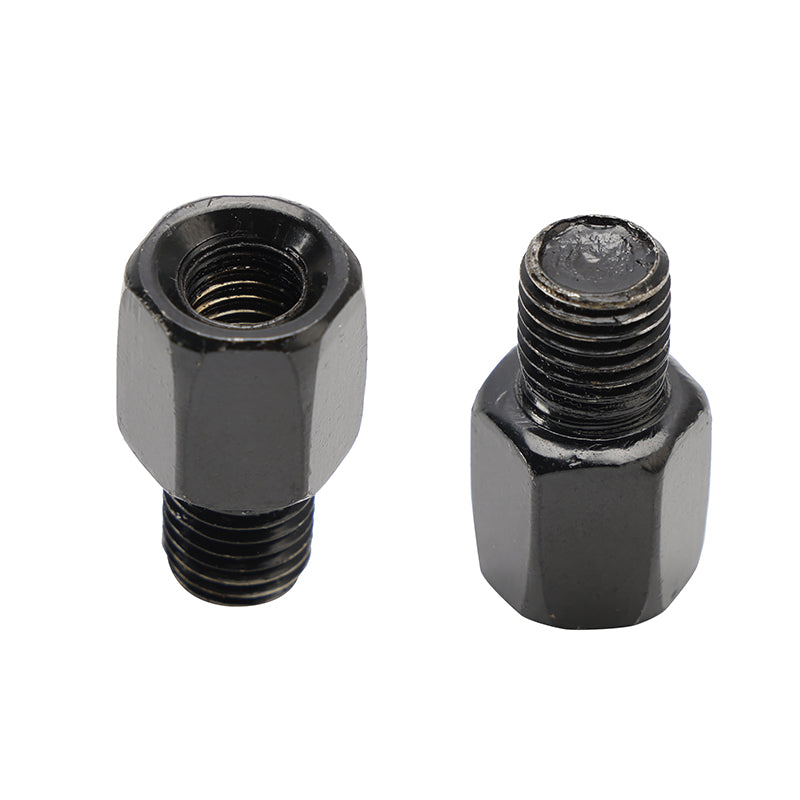 Motorcycle Mirror Adapters Adaptors Right-hand turn 8mm to 10mm Reverse Thread