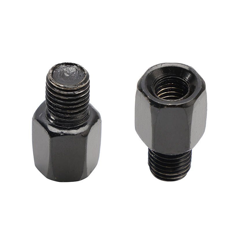 Motorcycle Mirror Adapters Adaptors Right-hand turn 8mm to 10mm Reverse Thread