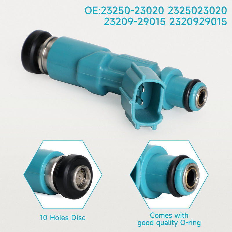 Toyota Yaris Vitz 1.0L 1.3L 1999-2005 4PCS Fuel Injectors 23250-23020