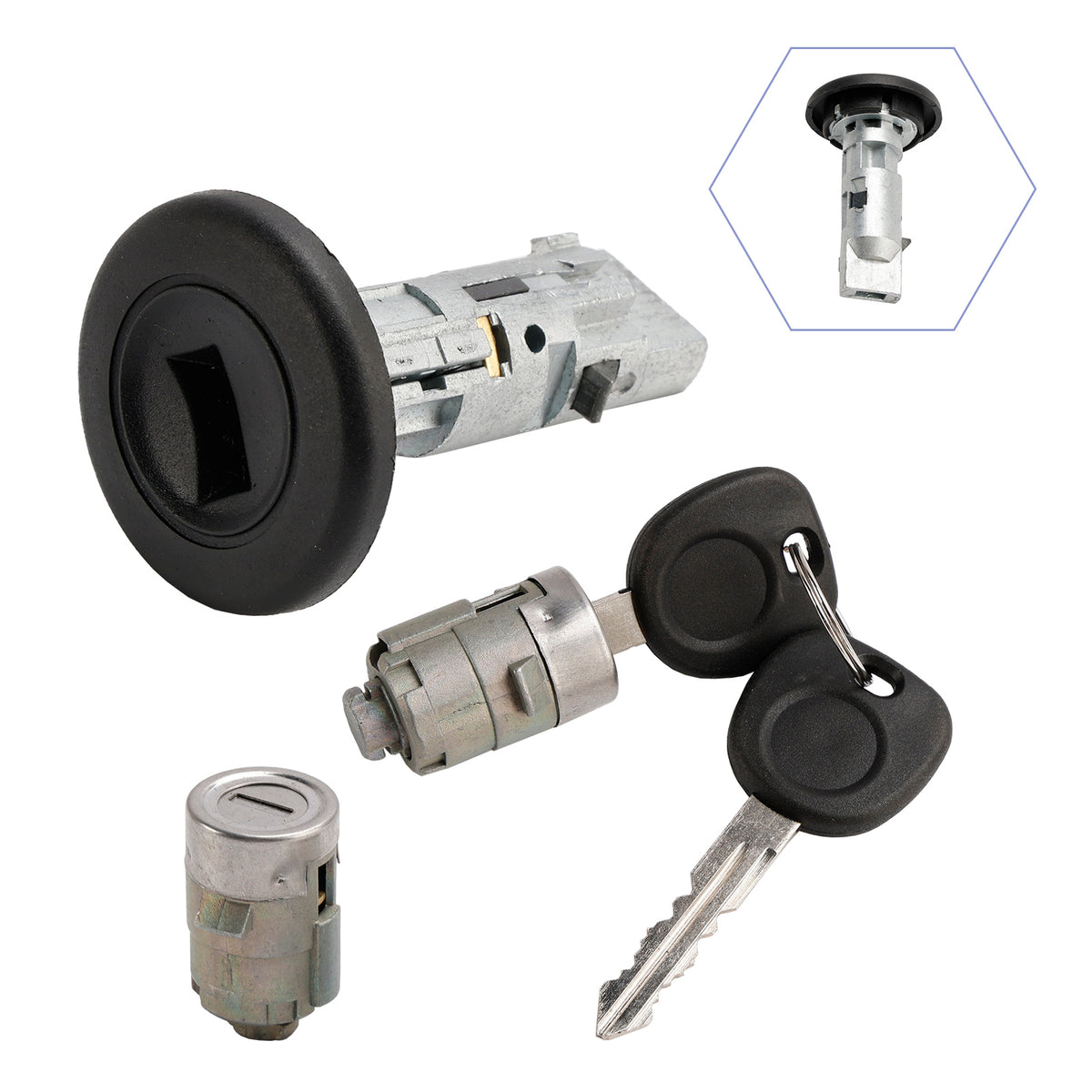 GMC Yukon 2003-2006 Ignition Switch & Door Lock Cylinder With 2 Keys