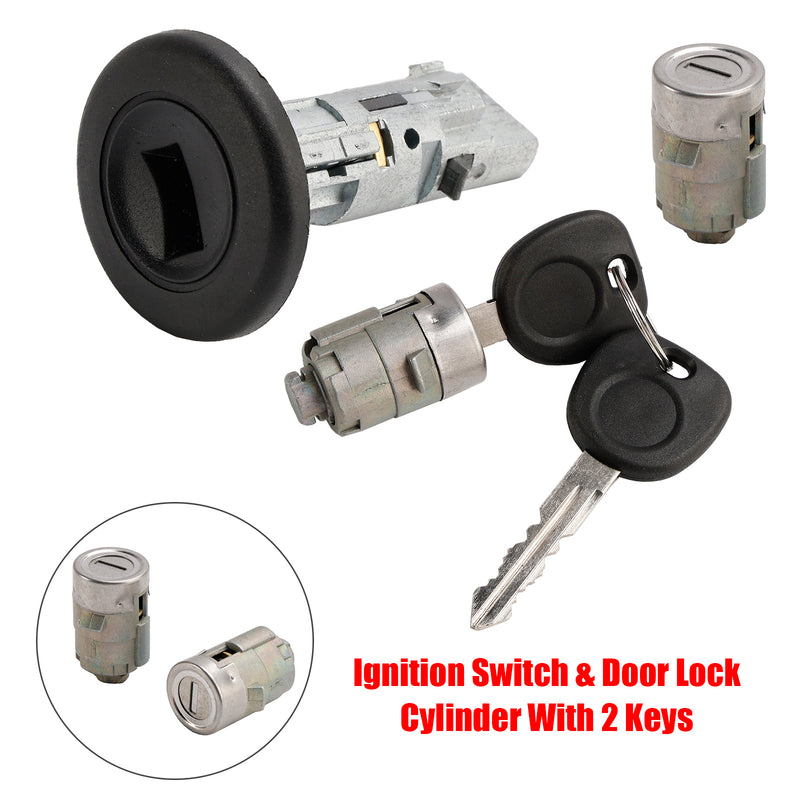 Chevy Silverado 2003-2006 Ignition Switch & Door Lock Cylinder With 2 Keys