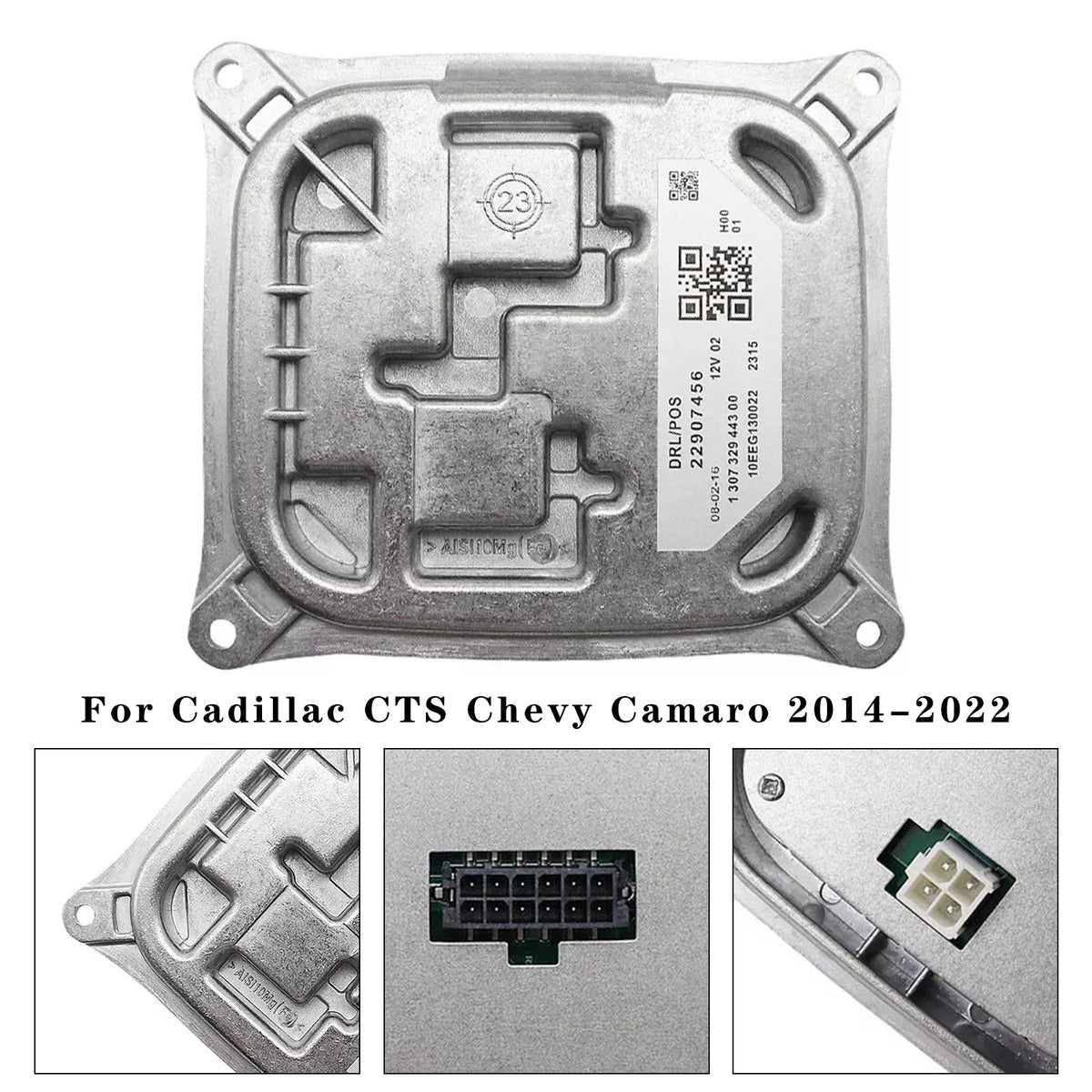 2014-2022 Cadillac CTS Chevy Camaro Headlight DRL Module Ballast 22907456