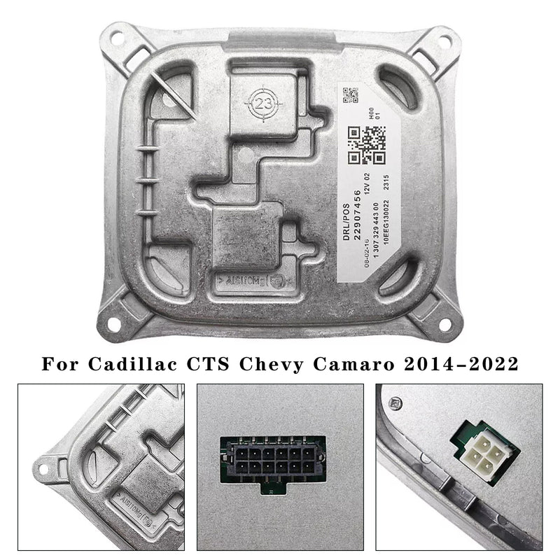 2014-2022 Cadillac CTS Chevy Camaro Headlight DRL Module Ballast 22907456