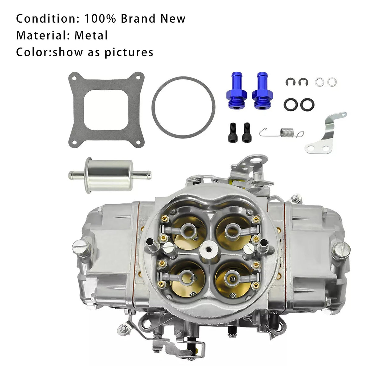 650 CFM BR-67199 4 Barrel Double Pumper Race Carburetor