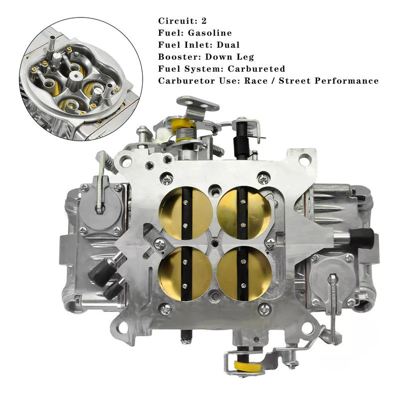 650 CFM BR-67199 4 Barrel Double Pumper Race Carburetor