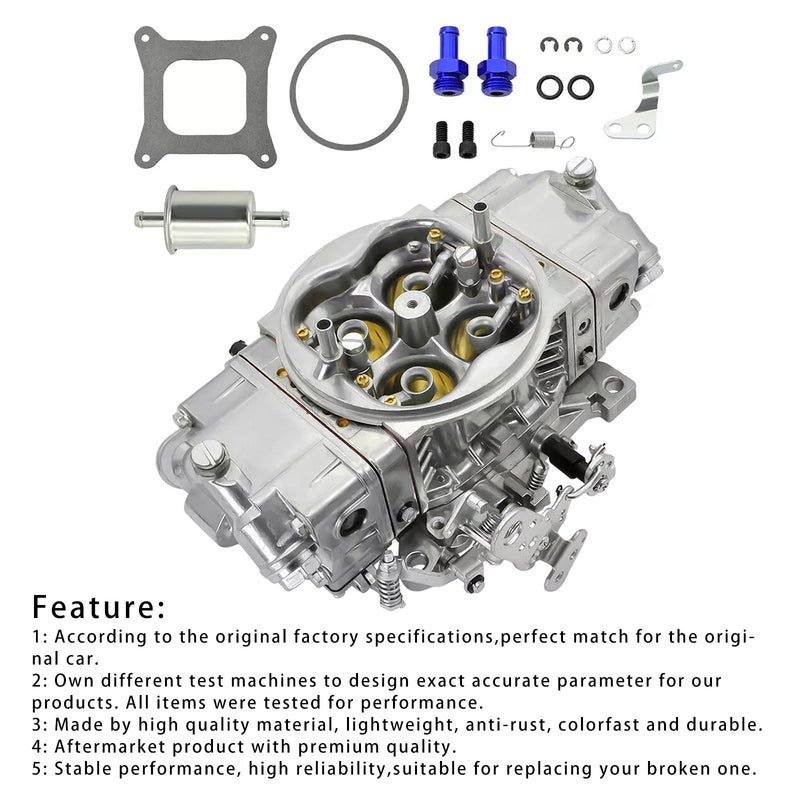 650 CFM BR-67199 4 Barrel Double Pumper Race Carburetor