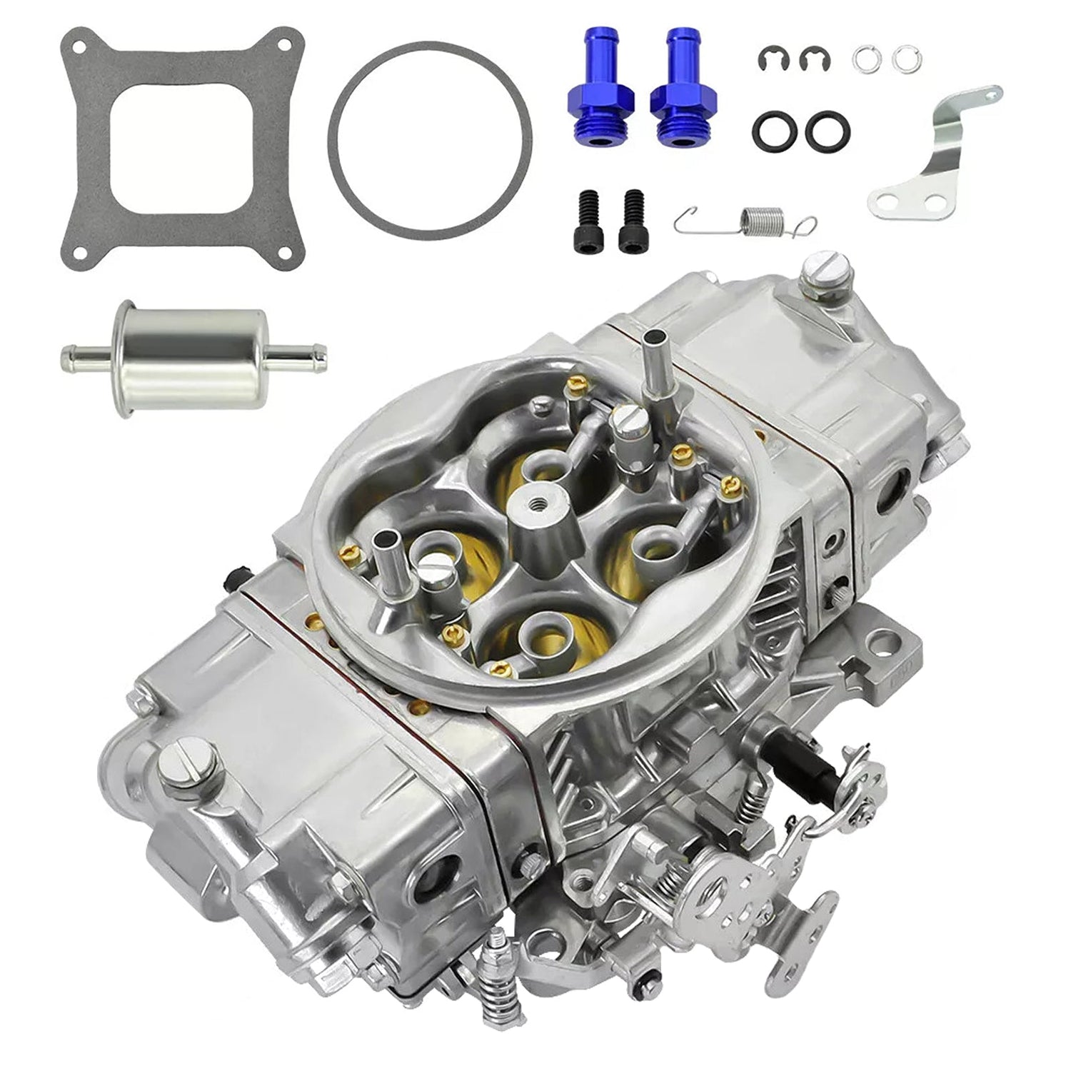4 Barrel Double Pumper Race Carburetor 650 CFM BR-67199
