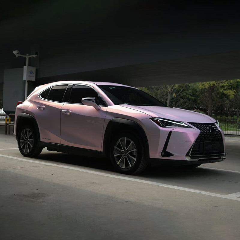 Bloom Pearl Pink PET Car Wrap Film High Gloss Vehicle Wrap