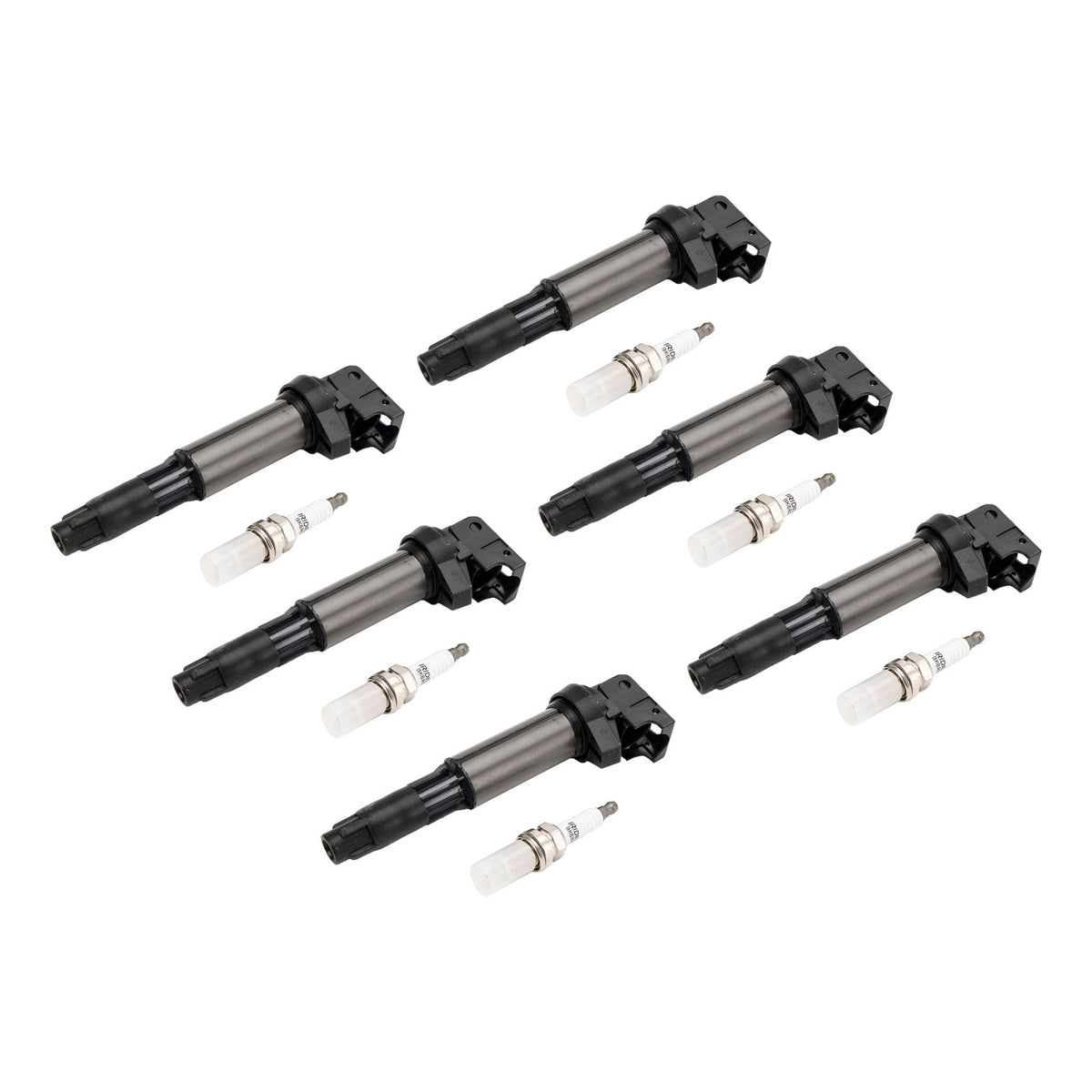 2006-2007 525i/525xi/530xi E60 I6 3.0L Petrol Petrol 6x Ignition Coil+6x Spark Plug UF515 UF522 12130148594