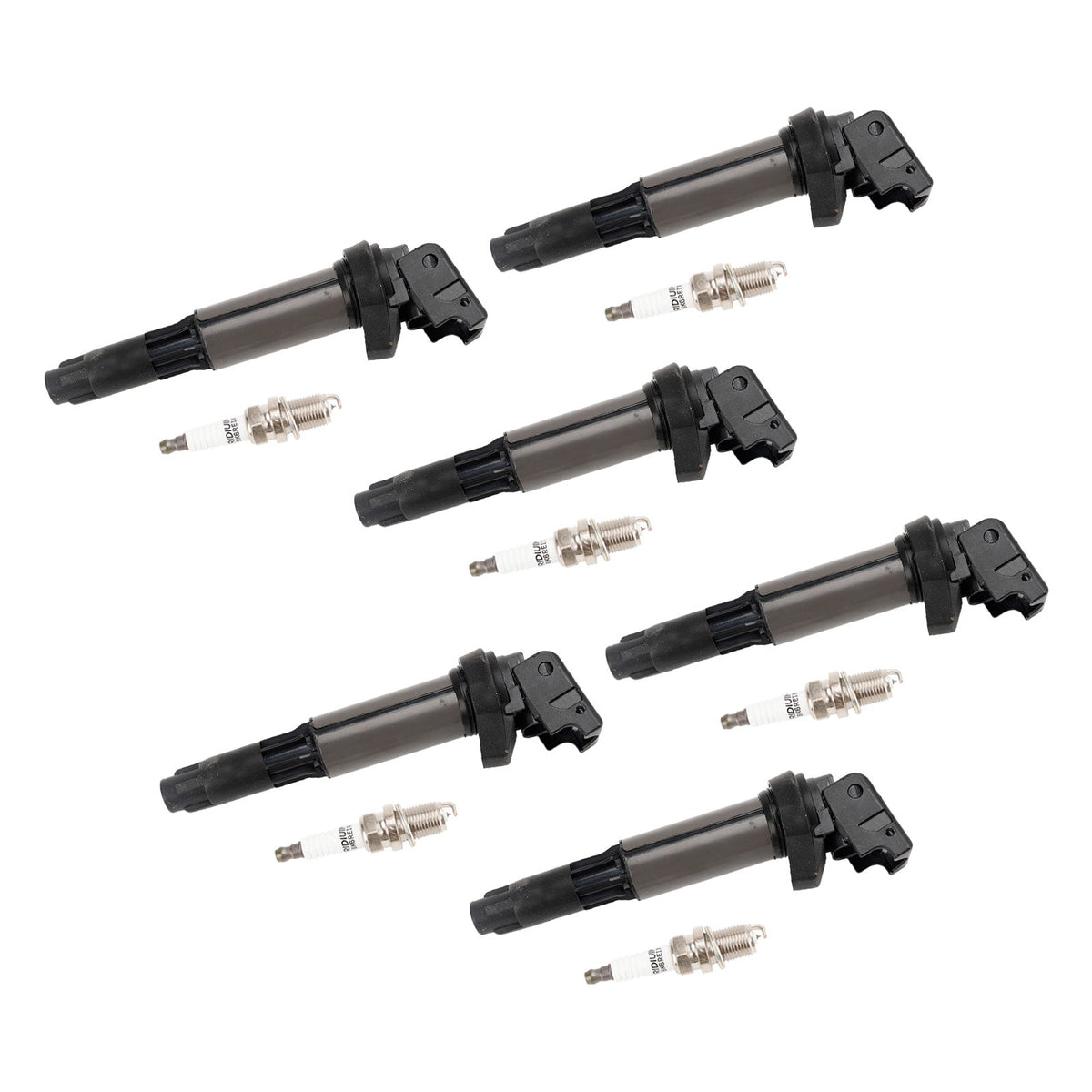 2008-2013 BMW 128i E87 I6 3.0L Petrol 6x Ignition Coil+6x Spark Plug UF515 UF522 12130148594