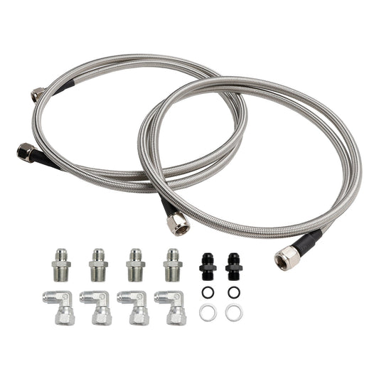 Automatic Transmission Cooler Lines Kit 6-AN Hose Line Kit GM 4L60E 4L65E