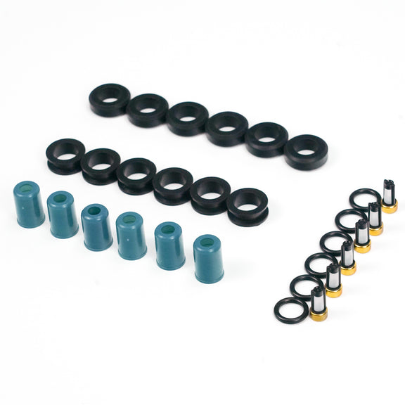 For Toyota 3VZE 1988-1995 3.0L Generic 6pcs Fuel Injectors Repair Seal Rebuild Kit Generic-Guardx Auto