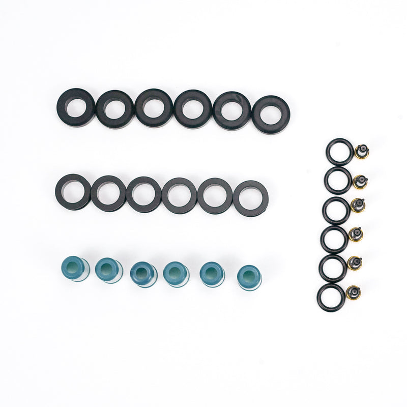 For Toyota 3VZE 1988-1995 3.0L Generic 6pcs Fuel Injectors Repair Seal Rebuild Kit Generic-Guardx Auto