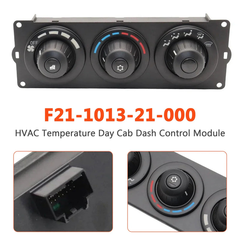 2006-2023 Kenworth Paccar F21101321000 HVAC Temperature Day Cab Dash Control Module