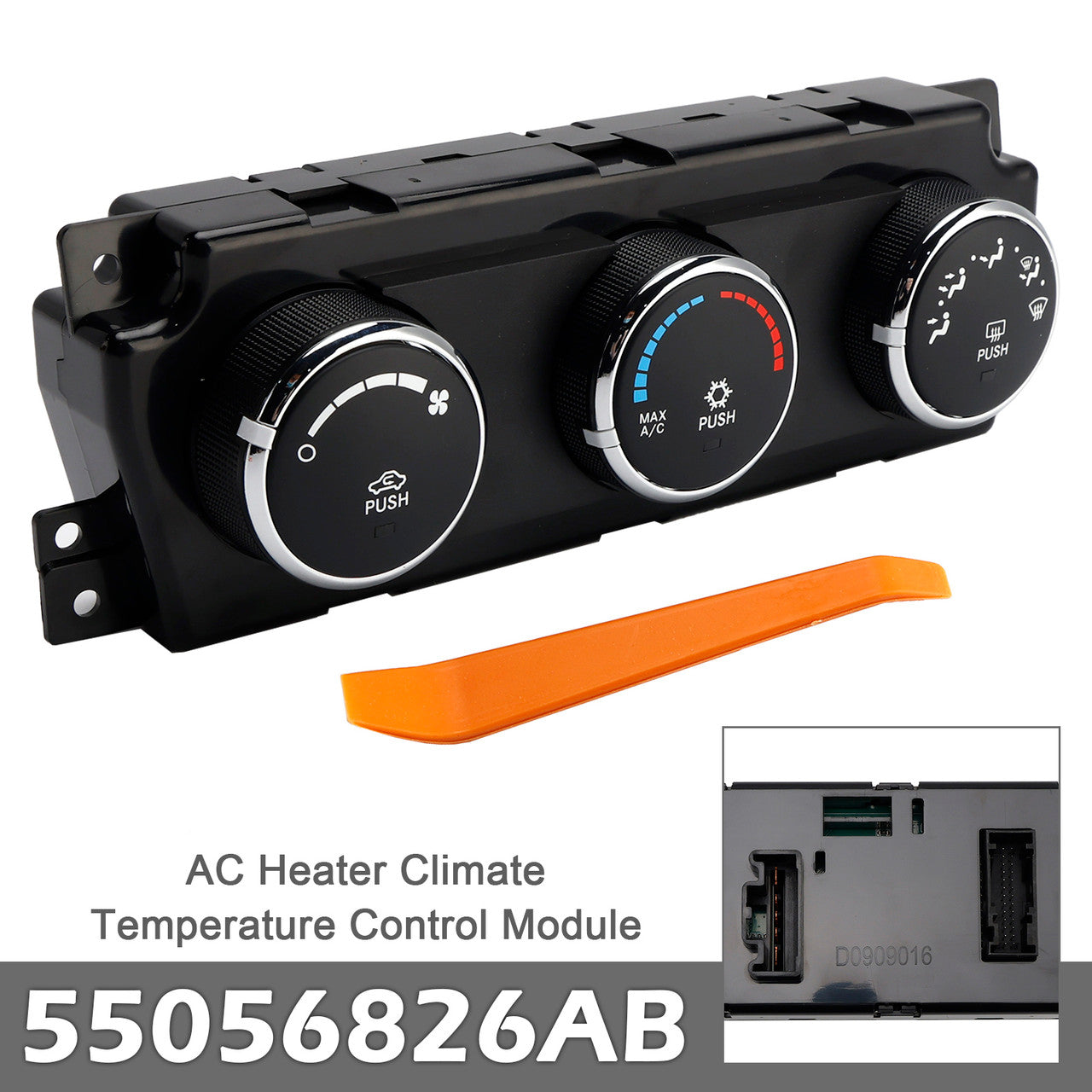 2009-2010 Dodge Ram 1500 55056826AB AC Heater Climate Temperature Control Module