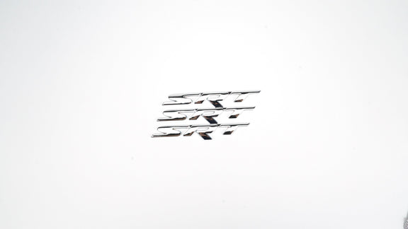Silver SRT Rear Tailgate Decal Emblem For Dodge Durango Charger Challenger Trunk Lid Generic-Guardx Auto
