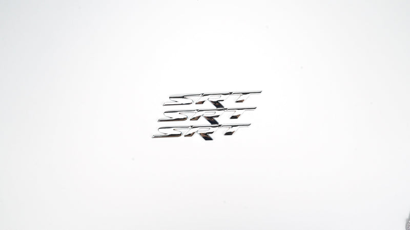 Silver SRT Rear Tailgate Decal Emblem For Dodge Durango Charger Challenger Trunk Lid Generic-Guardx Auto