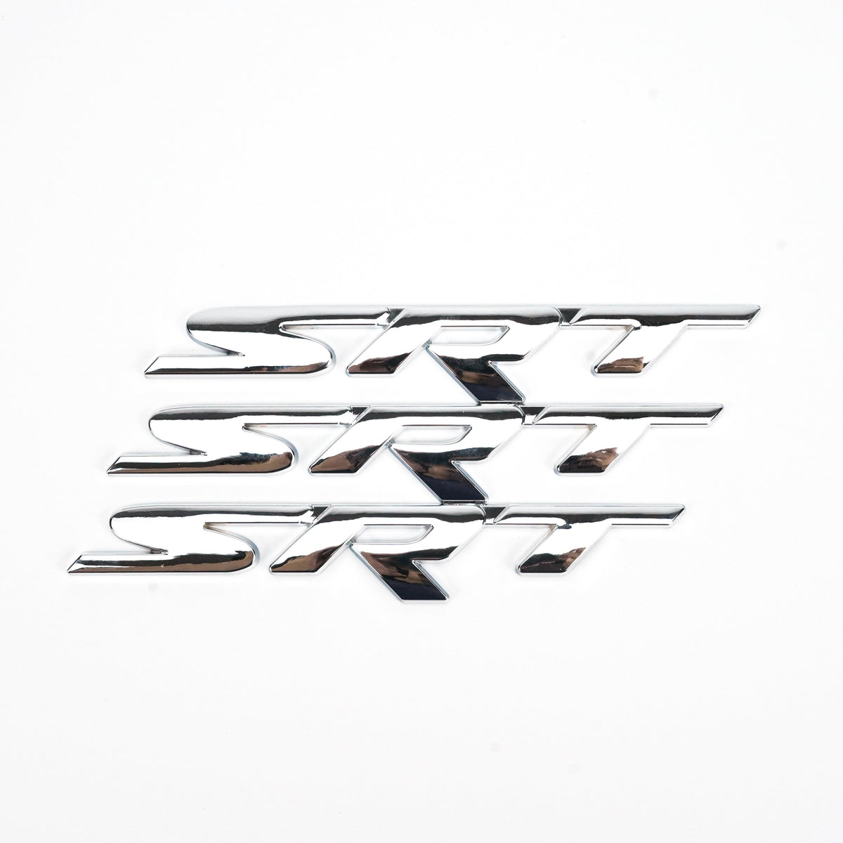 Silver SRT Rear Tailgate Decal Emblem For Dodge Durango Charger Challenger Trunk Lid Generic-Guardx Auto