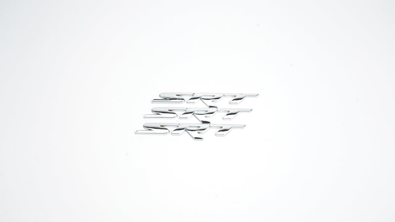 Silver SRT Rear Tailgate Decal Emblem For Dodge Durango Charger Challenger Trunk Lid Generic-Guardx Auto