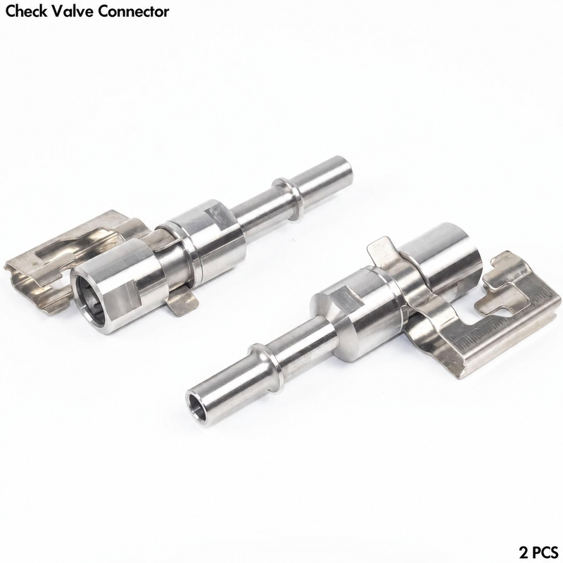 2PCS - Fuel Pump Line Return Check Valve Connector Set - Fit for Ford F-Series F150 F250 F350 1990-1991 - Replace# 1L3Z-9J274-BA, 1L3Z9J274BA