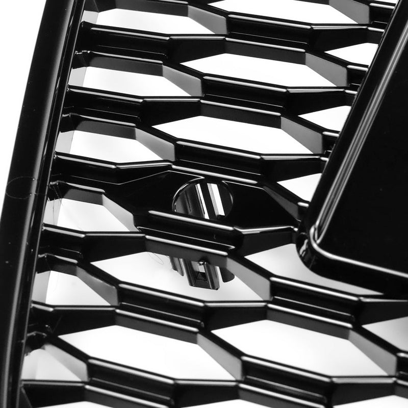 2012-2015 Audi A6 C7 / S6 pre-facelift RS6 Style Honeycomb Front Bumper Grille Blcak Grill