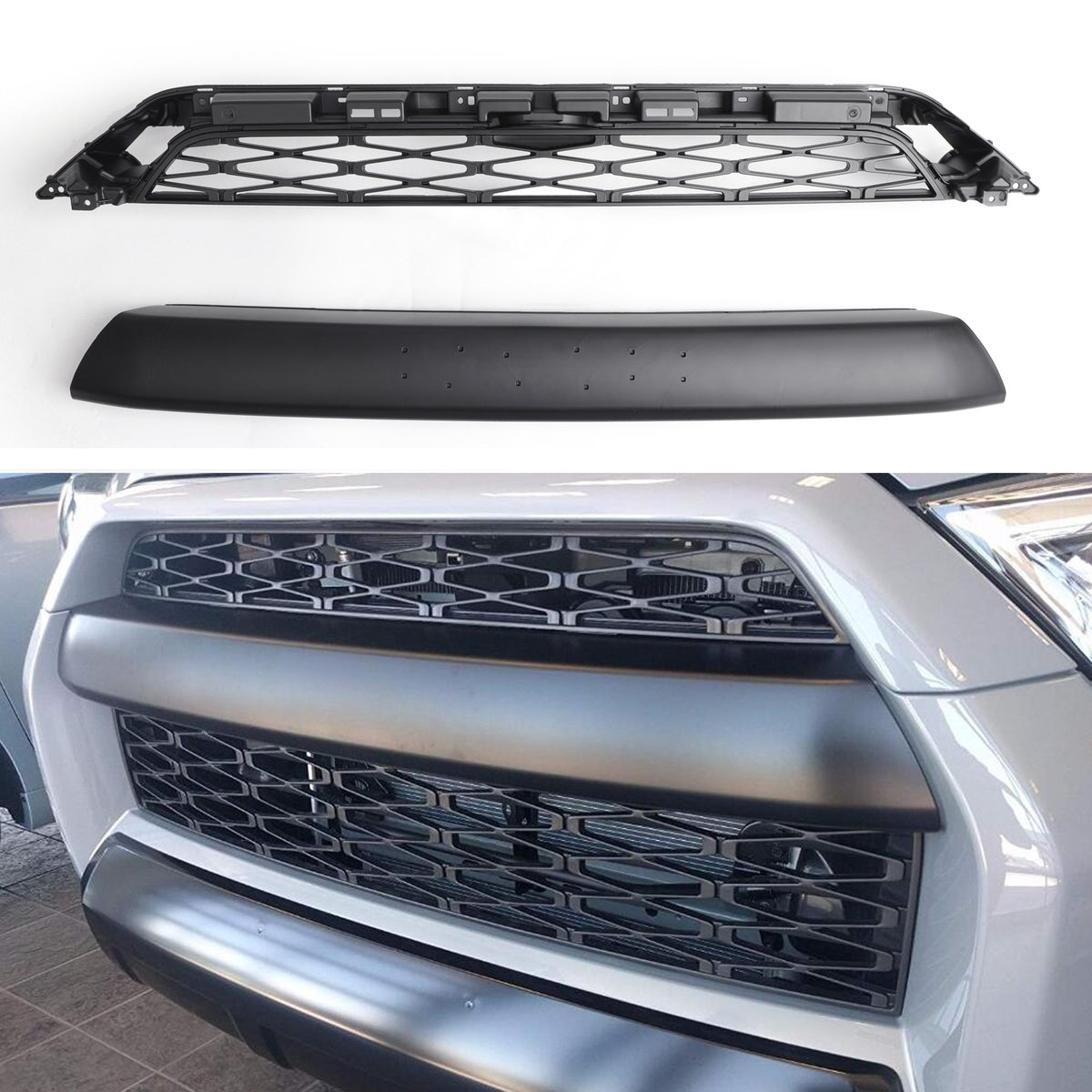 2014-2020 Toyota 4Runner TRD PRO Style Front Upper Grill Replacement