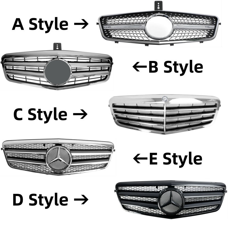 2009-2013 Benz W212 E-Class 4 Doors Model Mercedes Front Bumper Grill