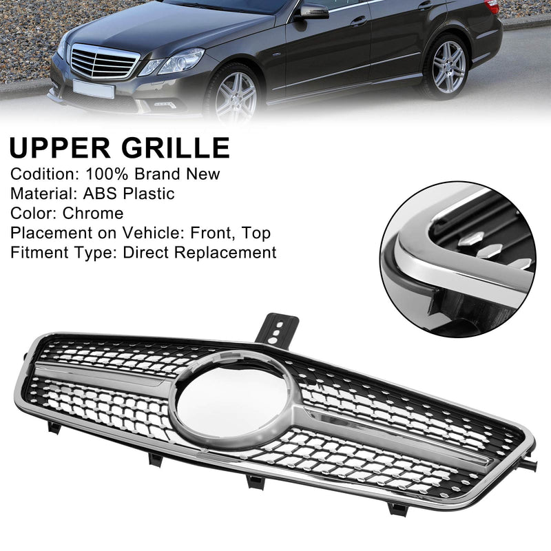 2009-2013 Benz W212 E-Class 4 Doors Model Mercedes Front Bumper Grill