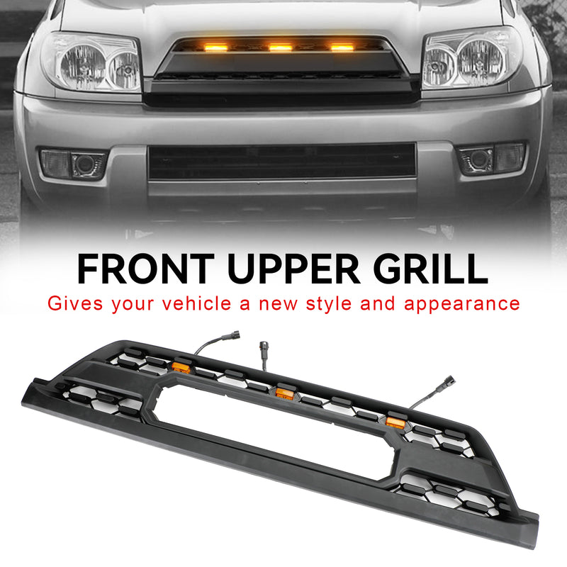 Toyota 4Runner 2002-2005 TRD PRO Style W/ LED Front Bumper Grill Grille