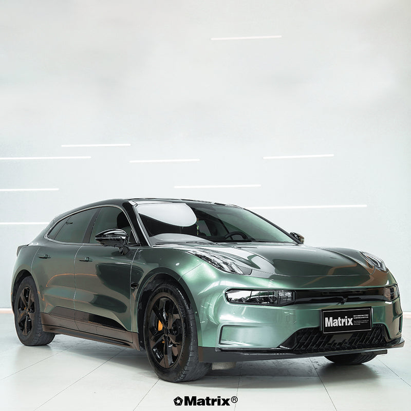 Liquid Metal Alpine Green PET Car Wrap Film Satin Vehicle Wrap