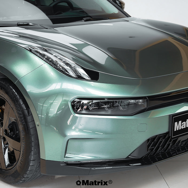 Liquid Metal Alpine Green PET Car Wrap Film Satin Vehicle Wrap