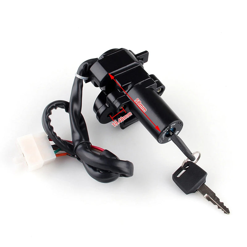 Kawasaki ZZR 400 600 ZX-7R 9R ZXR750 ZXR400 Ignition Switch Lock Keys