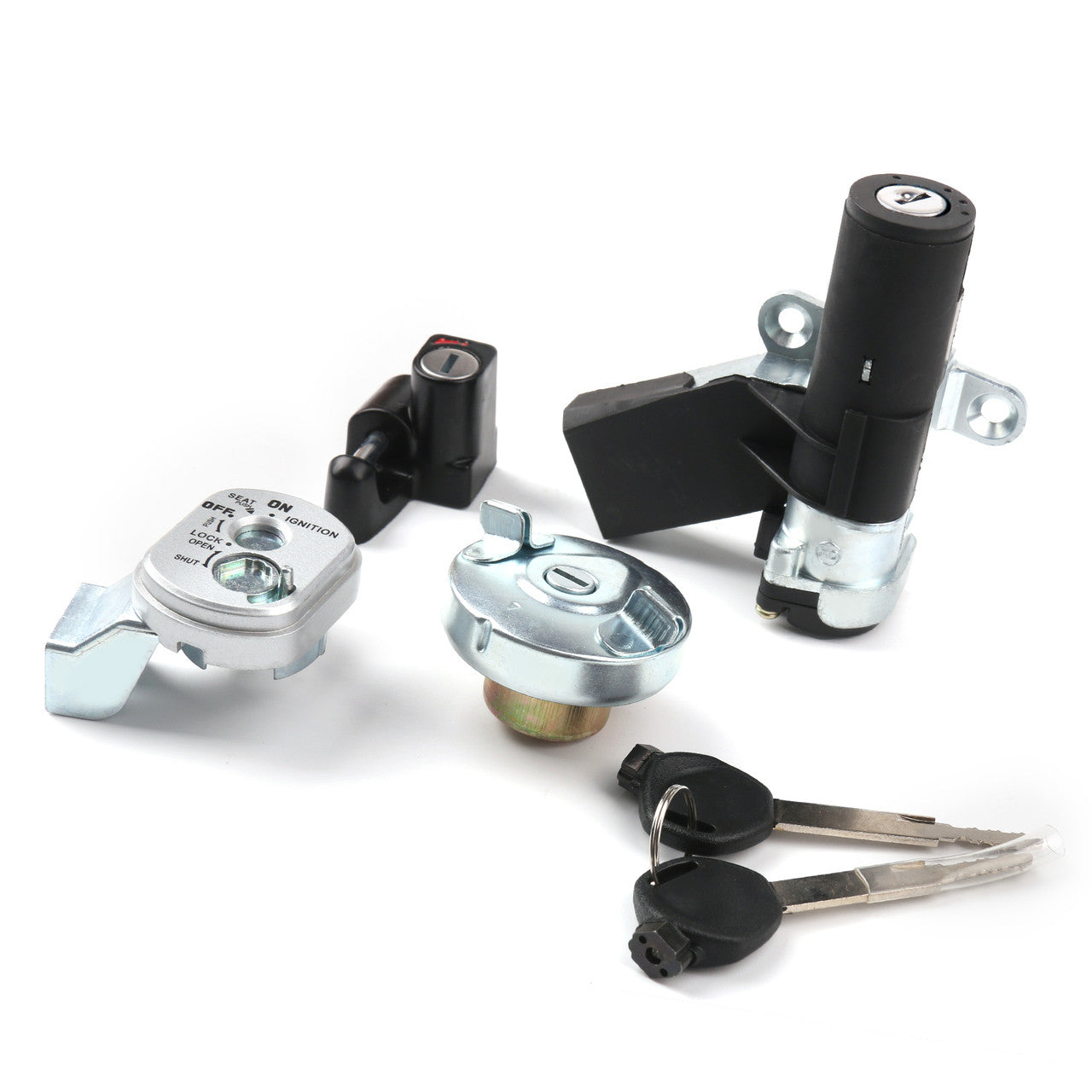 Suzuki V-Strom DL650 DL1000 2002-2012 Ignition Switch Fuel Gas Cap Lock Keys