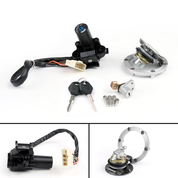 Kawasaki EX Ninja 250R 300 Ignition Switch Seat Gas Cap Cover Lock Key Set